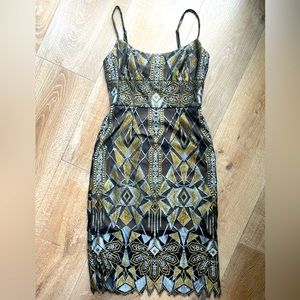 BCBG OLD HOLLYWOOD STYLE COCKTAIL DRESS- Size 2